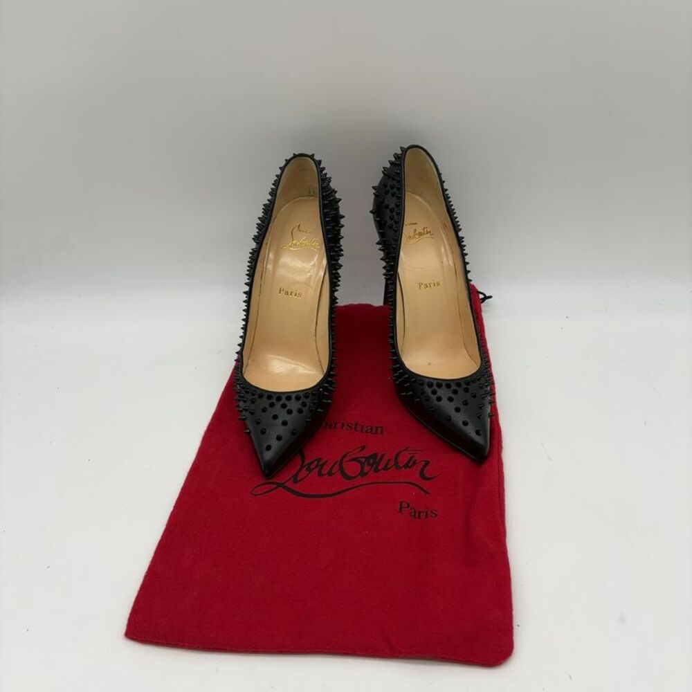 Christian Louboutin Black Spiked Heels